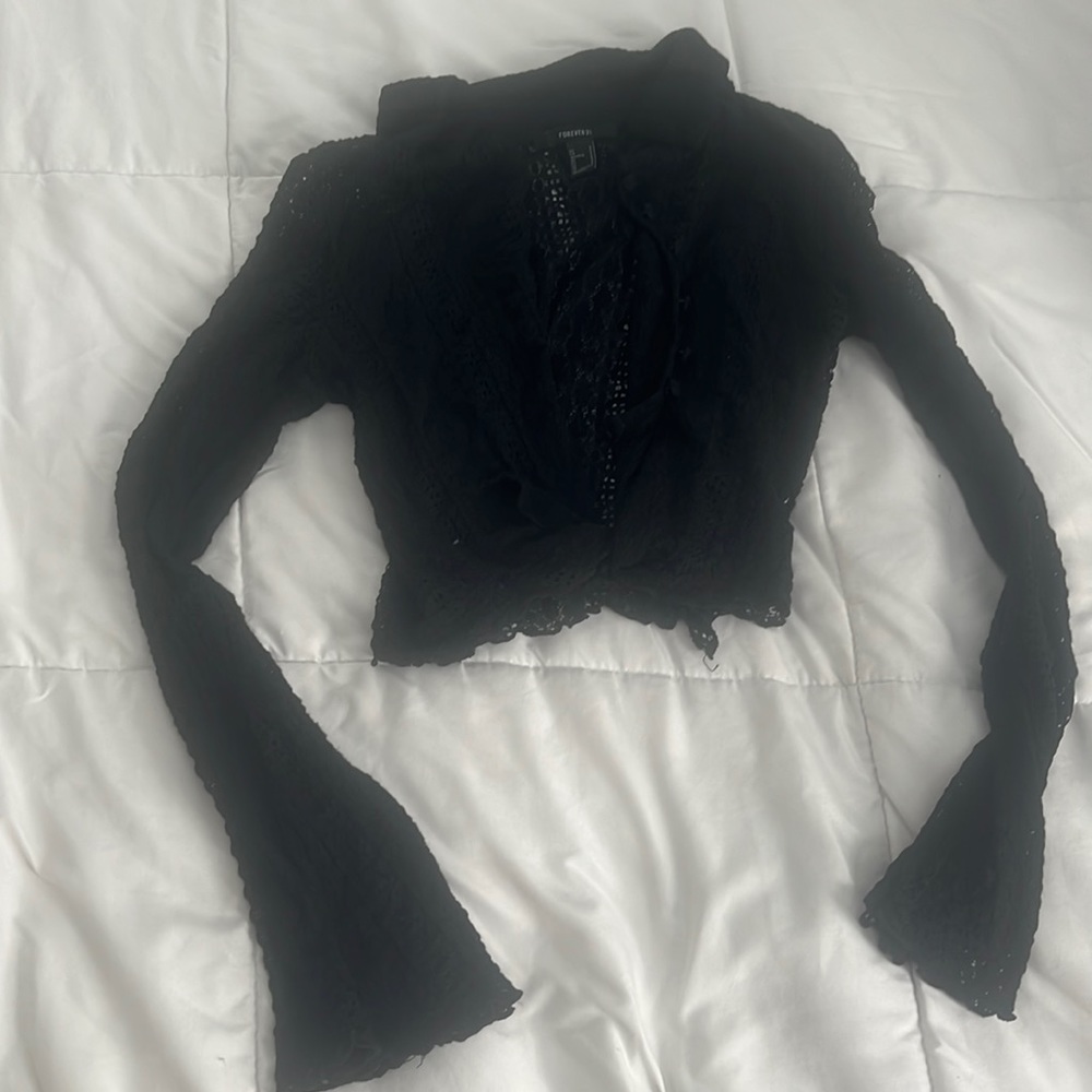 Black button up
